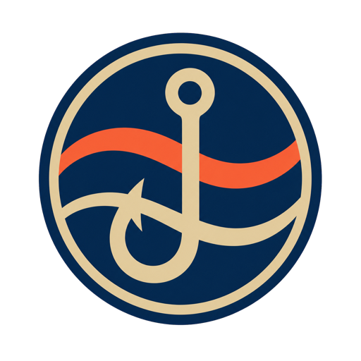 Hook & Current Tackle graphic logo